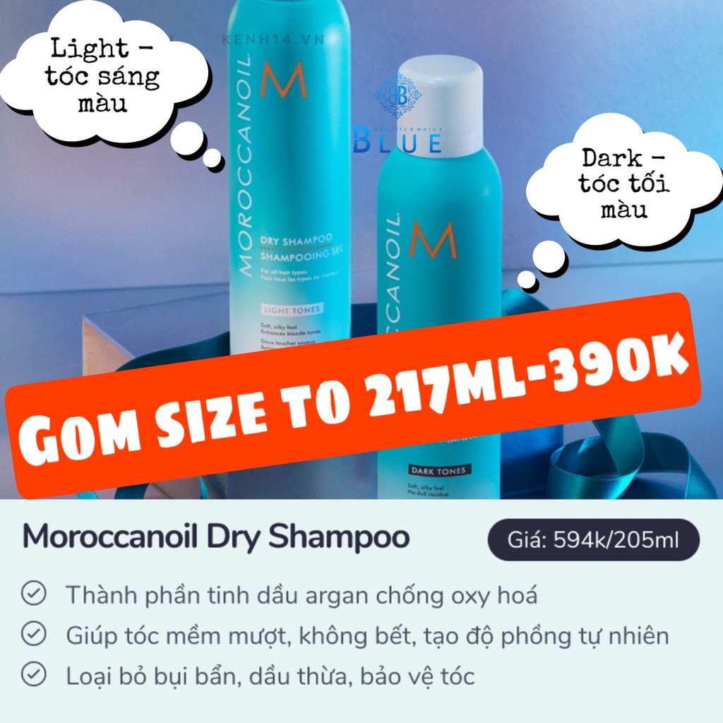Dầu gội khô Moroccanoil Dry Shampoo