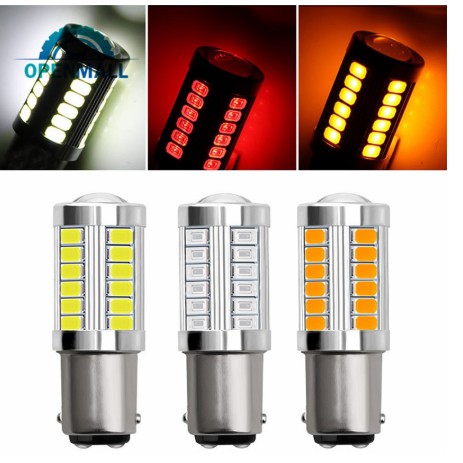 Bóng LED Đèn hậu thắng phanh xe hơi ô tô SIÊU tiết kiệm SÁNG tốt màu ĐỎ 1157 cho Toyota Vios Innova và Hyundai Accent