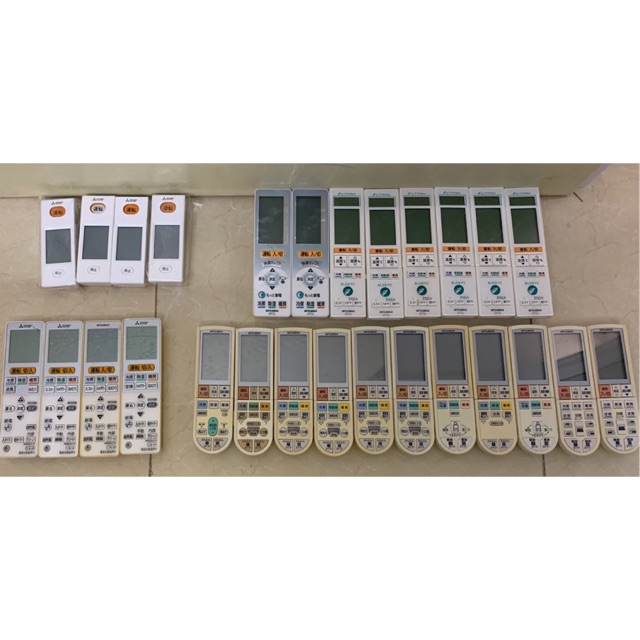 Remote điều hoà mitsubishi màn hình