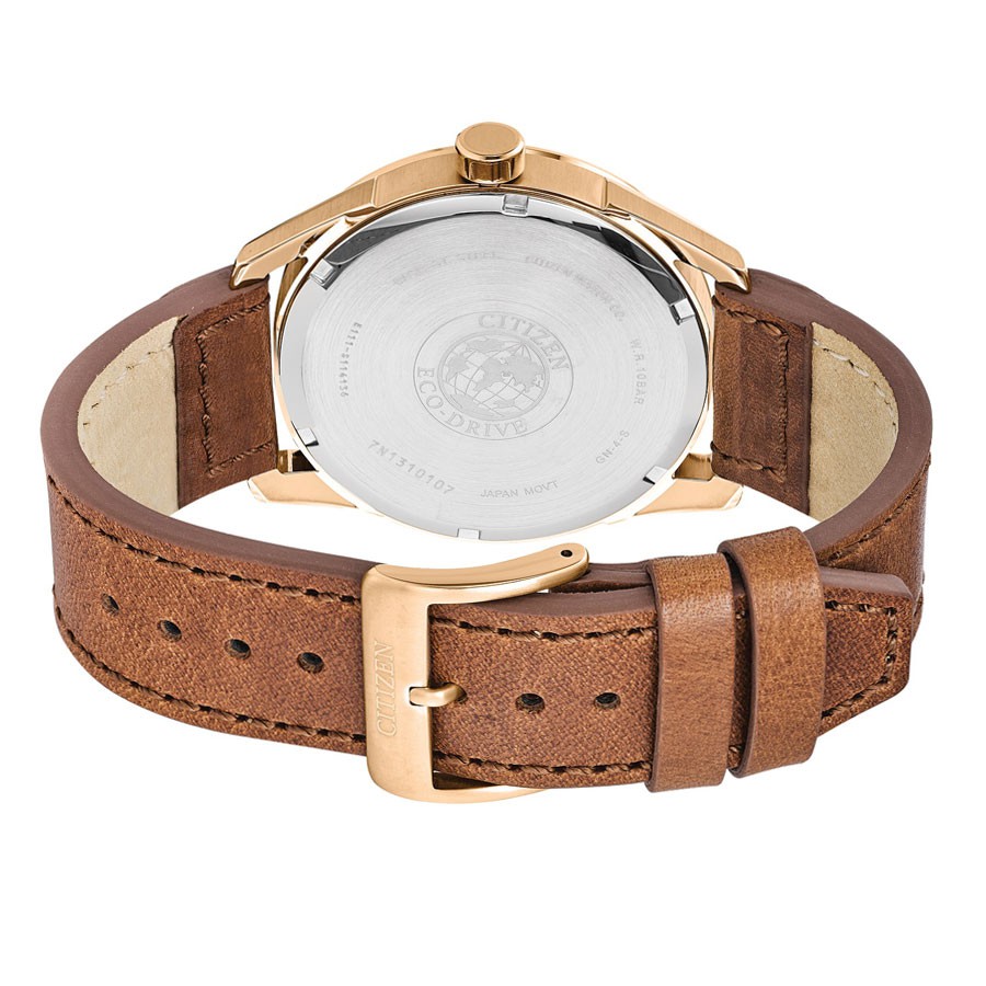 Đồng Hồ Nam Citizen Dây Da BM7418-17A - Mặt Trắng