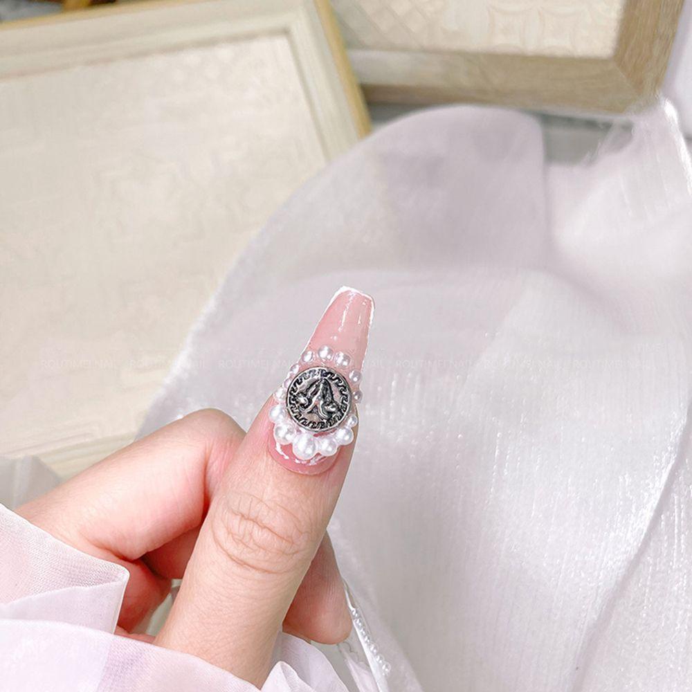Khung Ảnh CABEZA Trang Trí Móng Tay|Miếng Dán Trang Trí Móng Tay Phong Cách Châu Âu Cổ Điển DIY