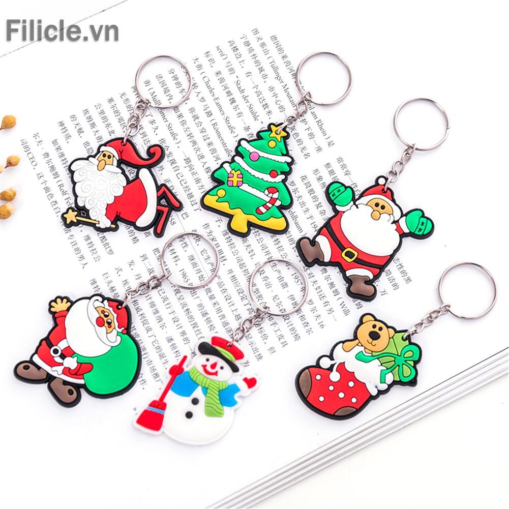 Móc Khóa Hình Ông Già Noel / Người Tuyết Đáng Yêu