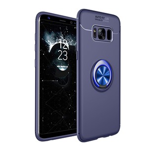 Ốp điện thoại TPU+PC chống sốc có vòng móc nam châm dành cho Samsung Galaxy S8 Plus