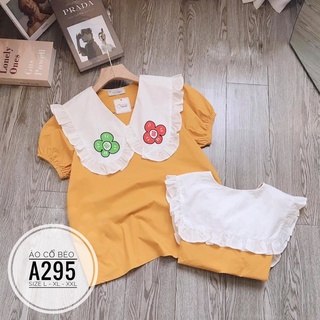 Bigsize Áo cổ bèo A295