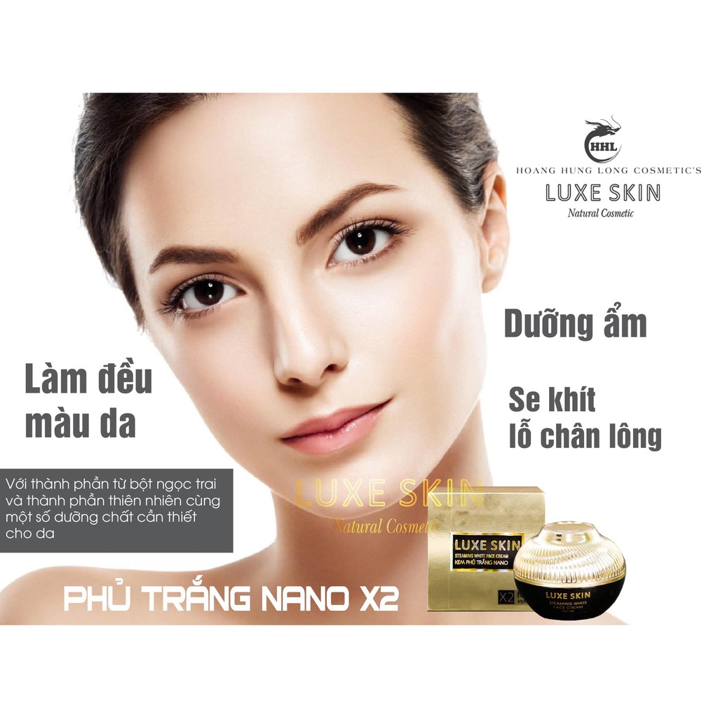 Kem Ủ Trắng Mặt LUXE SKIN 30g - Phiên Bản X2 New 2019 | BigBuy360 - bigbuy360.vn