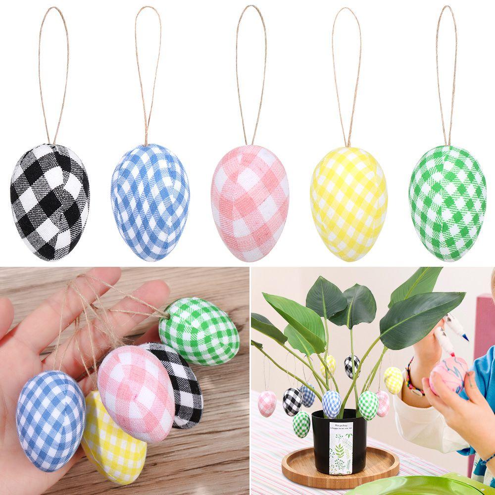 LANSEL Set 10 Trứng Phục Sinh Vẽ Tay DIY Màu Sắc Xinh Xắn