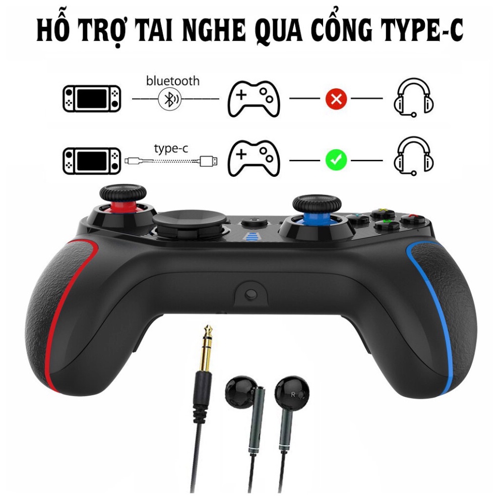 🎮 Tay cầm S818 🎮 Nintendo Switch kết nối BlueTooth chơi game cho PC | LAPTOP | Điện Thoại | TV giá cực rẻ