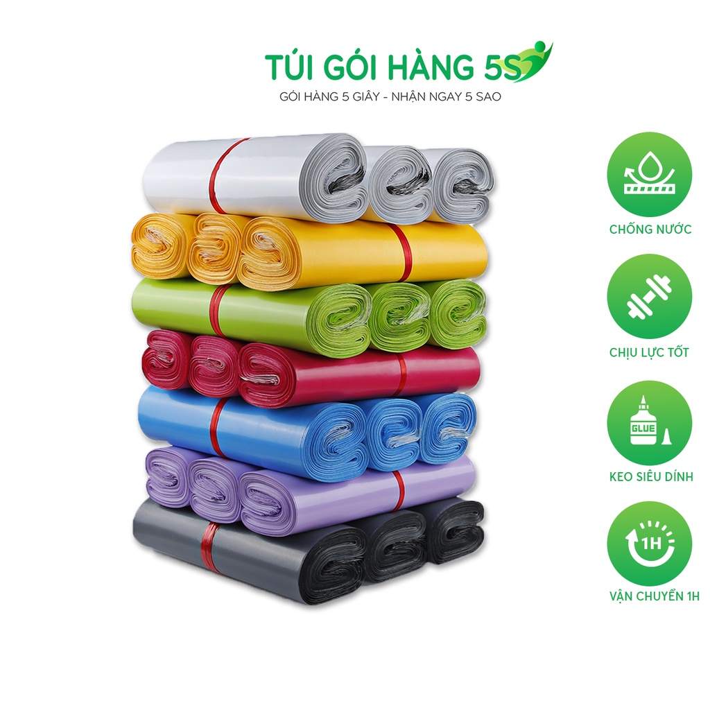 Túi Đóng Hàng, Túi Gói Hàng Niêm Phong Sẵn Keo Dán Miệng 5S Kích Thước 20x30cm