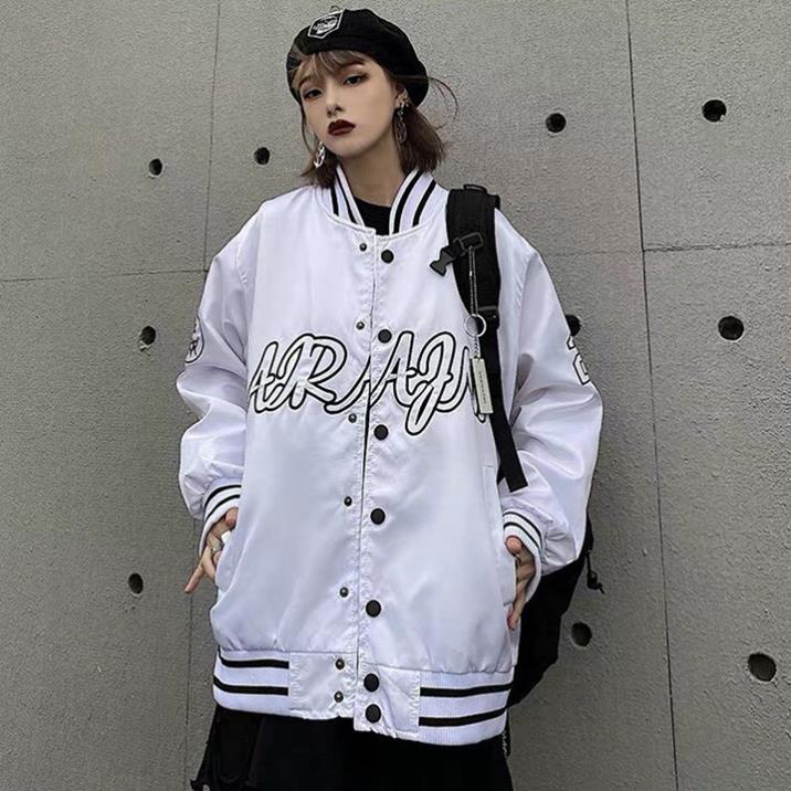 Áo Khoác Nam Nữ Cặp Đôi Bomber Dù Unisex Form Rộng 2 Lớp 28 Nam Nữ Ulzzang