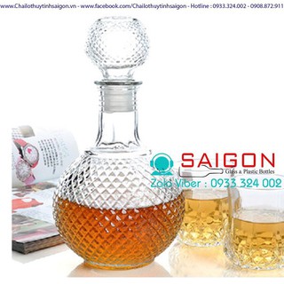 Chai thuỷ tinh đựng rượu 750ml