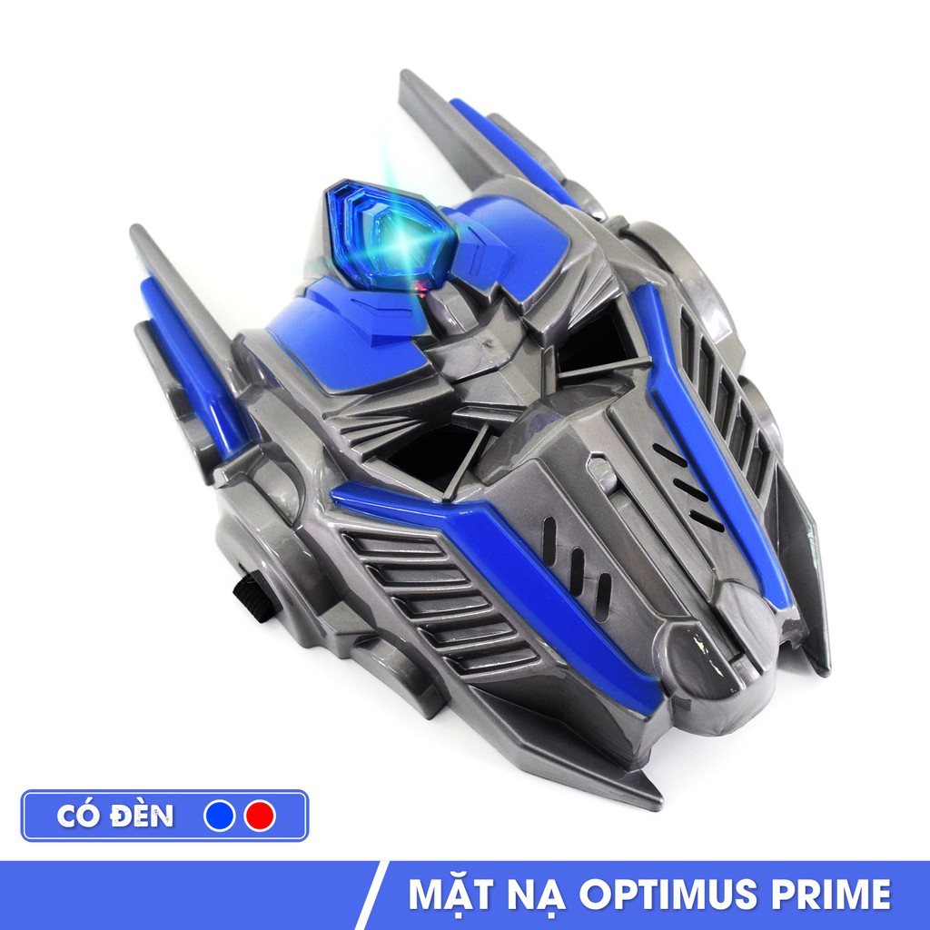 Mặt nạ hóa trang Optimus Prime đồ chơi hóa trang cosplay halloween chơi sinh nhật cho trẻ em lứa tuổi 3+ nhựa PP an toàn