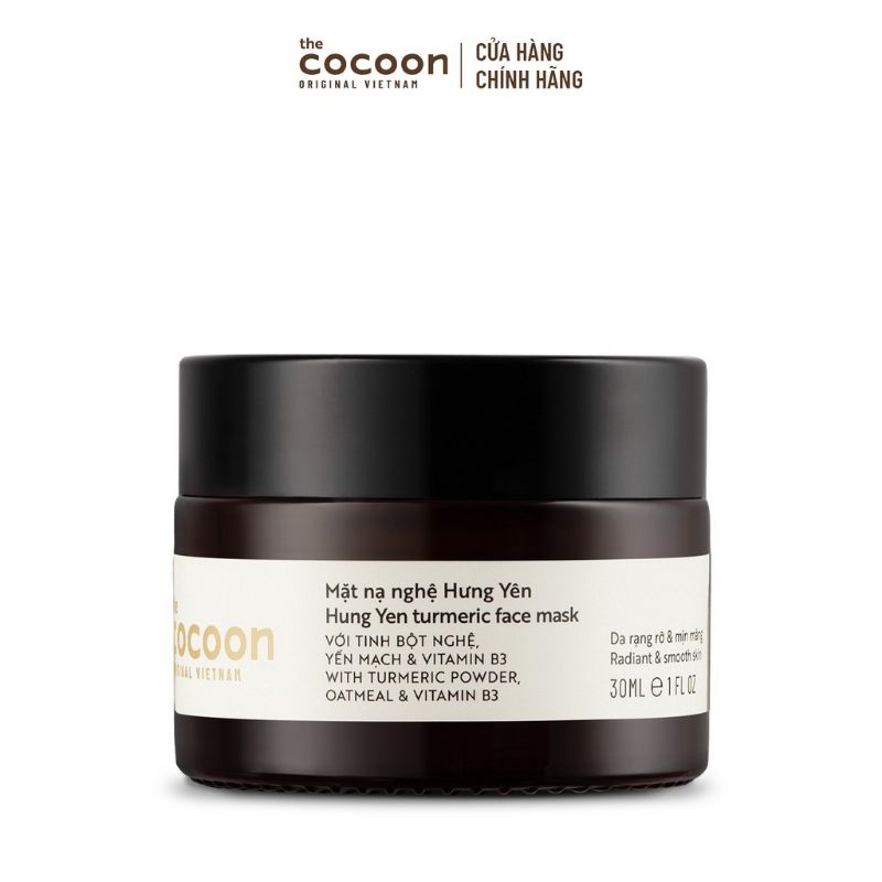 Mặt nạ nghệ Hưng Yên Cocoon 30ml-100ml sáng mịn da