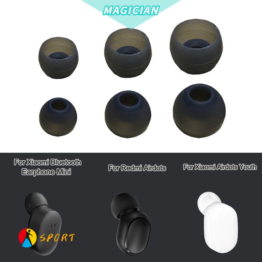 Nút Bọc Đầu Tai Nghe Bằng Silicon Mềm Thoải Mái Chống Bụi Không Đau Màu Đen