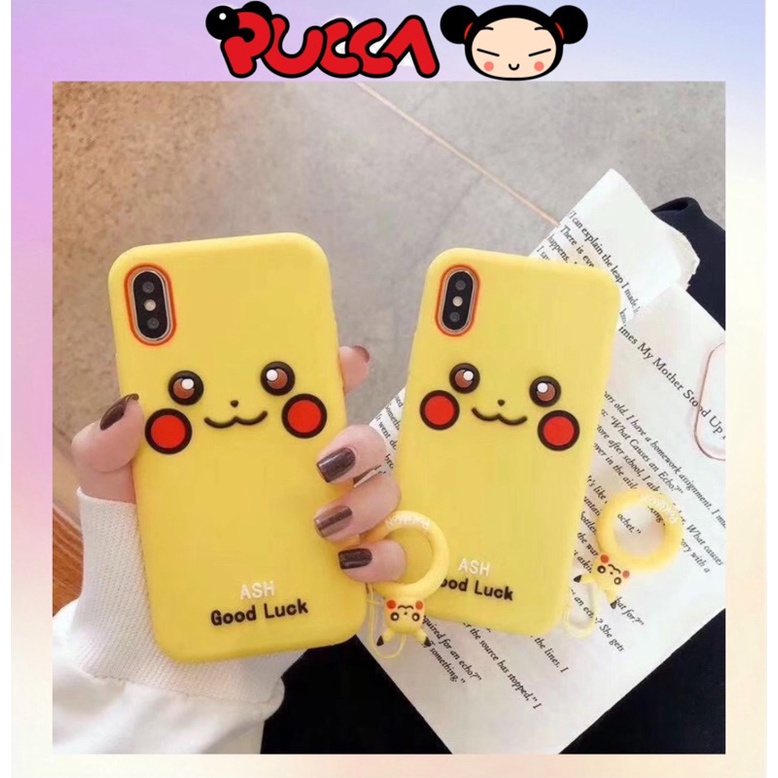 Ốp Lưng iPhone X/Xs/Xr Silicon Dẻo Hình Thú Dễ Thương