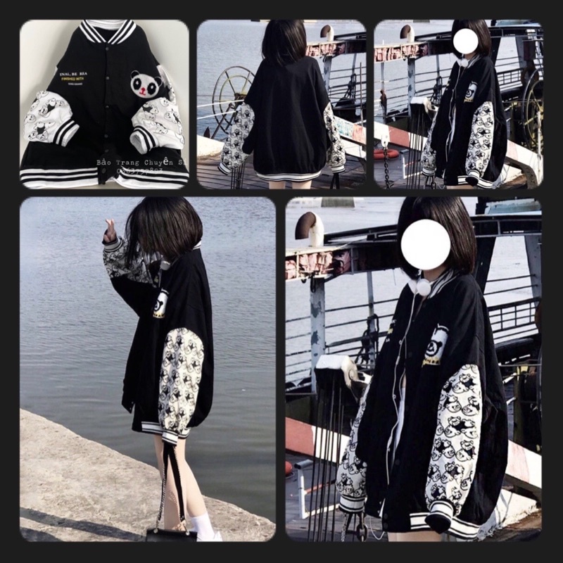[CÓ ẢNH THẬT] Áo Khoác Nỉ Gấu Phối Tay Hình Cute Chất Nỉ Ngoại Không Xù- Áo Khoác Unisex Nam Nữ FREESIZE Ulzzang