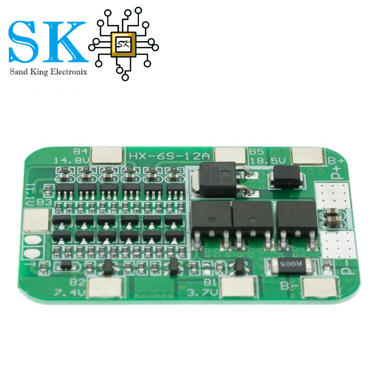 Bảng mạch 6S 15A PCB BMS chuyên dụng cho 6 pin 18650 Li-ion Lithium
