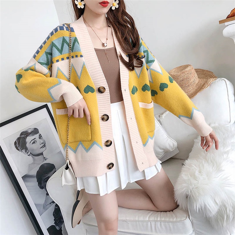 Áo Khoác Cardigan Len Nữ Đẹp Dáng Dài Phong Cách Hàn Quốc