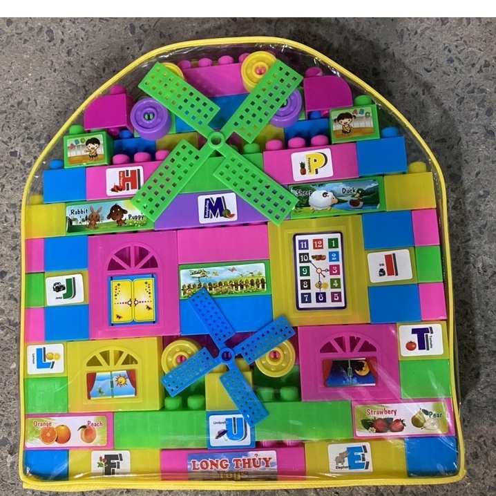 Đồ chơi xếp hình phát triển trí tuệ cho trẻ.Lego xếp hình phát triển trí tuệ cho trẻ em_Hàng Việt Nam Longthuy