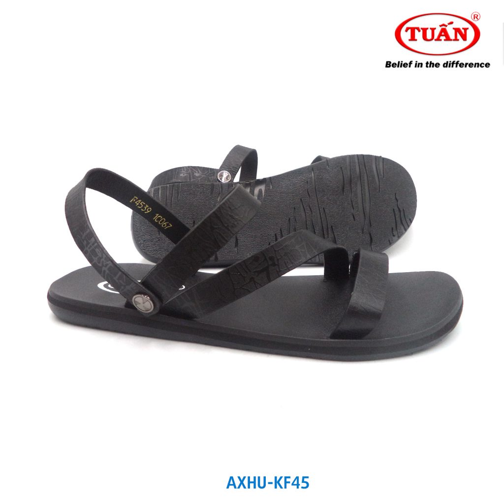 Sandal nữ bệt 💢da bò thật💢 quai dây hậu xoay thương hiệu Tuấn AXHU-F45