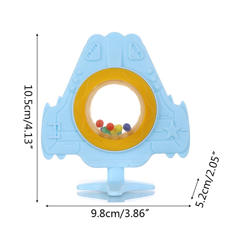 Lục Lạc Silicone Không Chứa BPA Mềm Mại Dành Cho Bé Sơ Sinh Mọc Răng