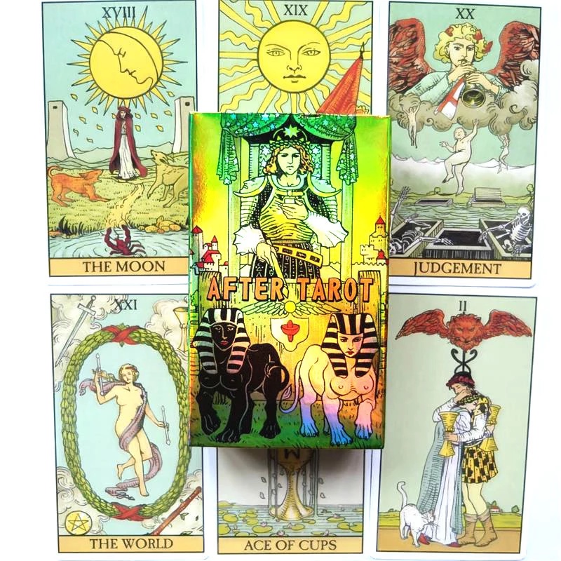 After Tarot Deck 78PCS Card Games Bộ Bài Tarot 78 Lá Vui Nhộn