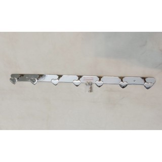 Móc áo Kibath hình trái tim 7 chấu inox 304