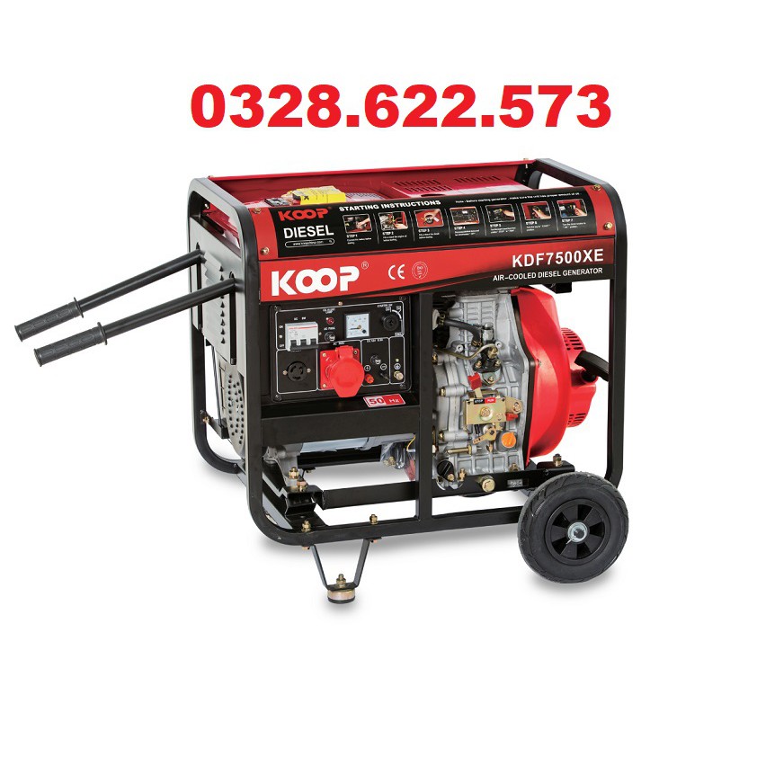 Máy Phát Điện Chạy Dầu 5Kw Koop KDF7500XE