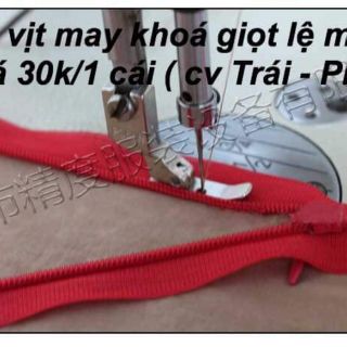 Chân vịt 1 giò dùng may khoá giọt lệ máy công nghiệp và bán công nghiệp