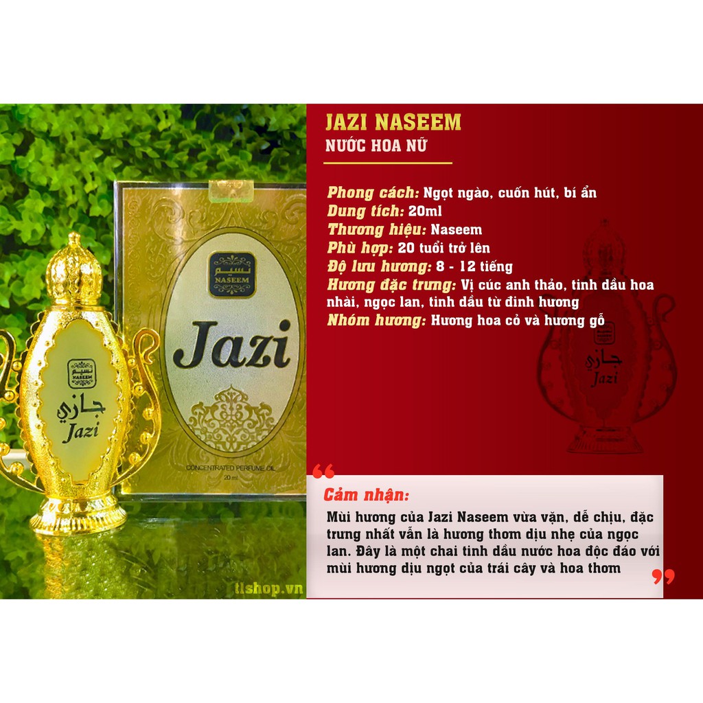 TINH DẦU DUBAI GIÁ SỈ - TINH DẦU DUBAI CHÍNH HÃNG -  JAZI | BigBuy360 - bigbuy360.vn