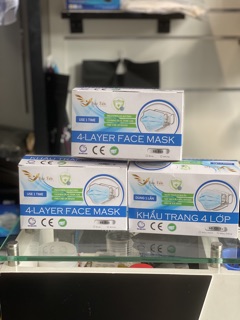 Hộp màu đen 4 lớp 50 chiếc