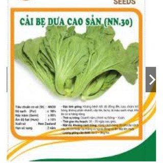 HẠT GIỐNG CẢI BẸ DƯA CAO SẢN