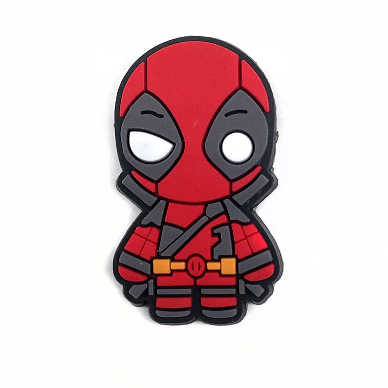 Ghim Cài Hình Siêu Anh Hùng Marvel Croc Jibbits Dễ Thương Trang Trí Giày Cho Nam