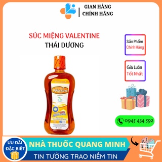 Nước súc miệng Valentine 500ml Thái Dương
