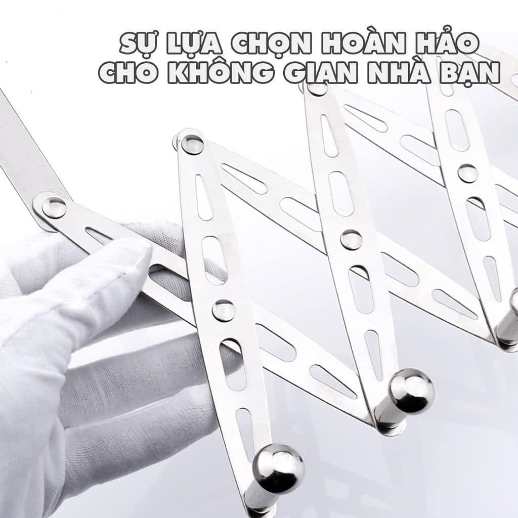 MÓC TREO SAU CỬA GẤP GỌN ZICZAC INOX 304