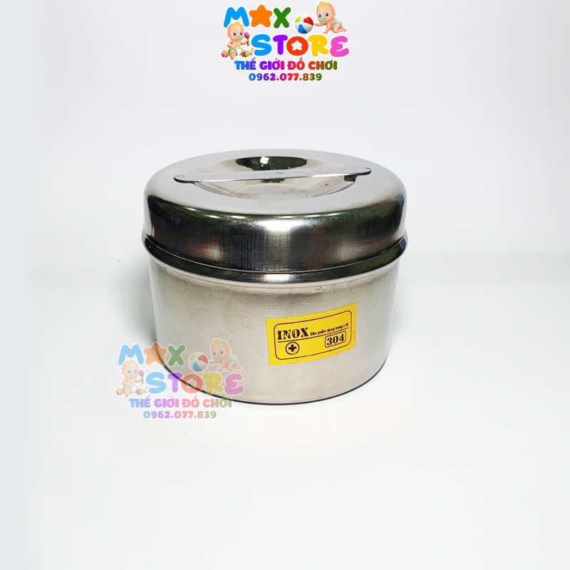 Hộp Lưu Mẫu Thức Ăn Bằng Inox Dung Tích 150-250ml