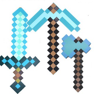 Combo Rìu Kiếm Cúp Minecraft Diamond