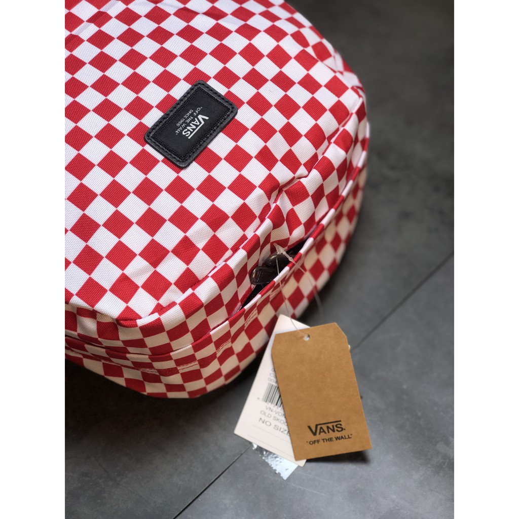 [ẢUTH] Balo Van.S Old Skool Black/White Checkerboard Backpack