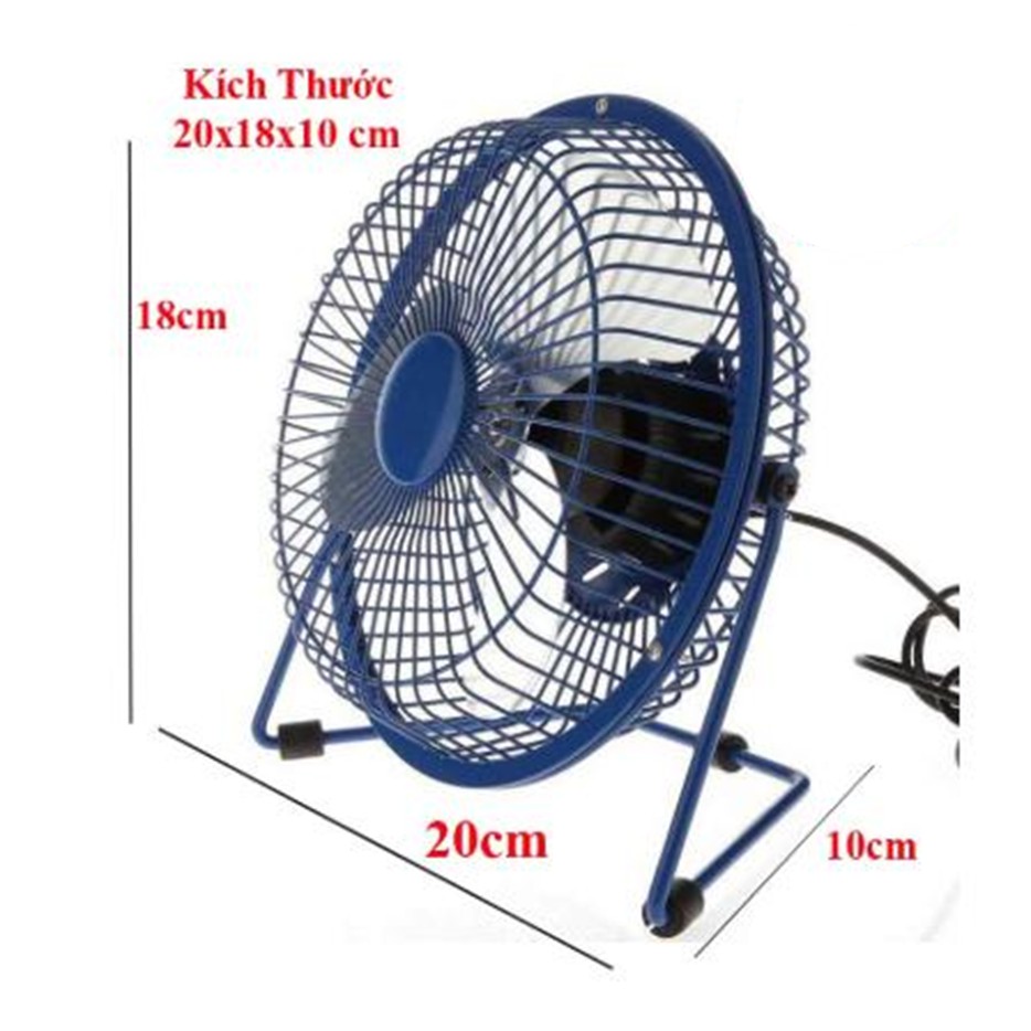 Quạt USB Mini Fan lồng sắt 20cm Quay 360 độ Tiện Dụng - Fan Lileng 819 TPF1 | BigBuy360 - bigbuy360.vn