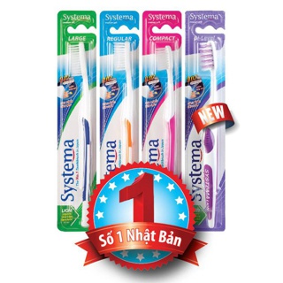 Bàn chải đánh răng Systema Bi-Level Số 1 Nhật Bản