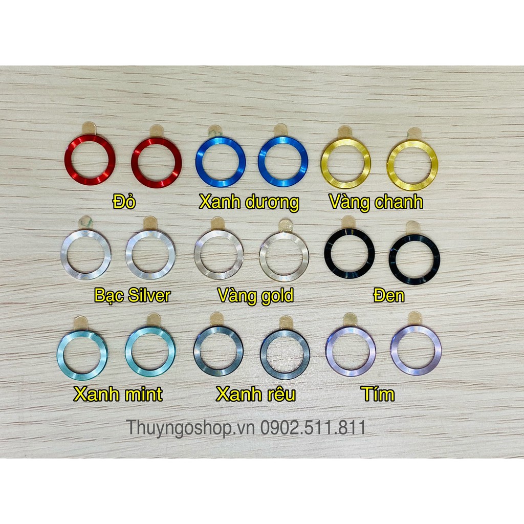Viền nhôm camera siêu mỏng  iPhone 12 - iPhone 12 mini