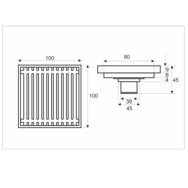 Phễu thoát sàn chống mùi và côn trùng Zento ZT528-1AV