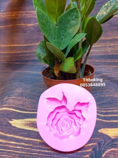 Khuôn silicon 3D 4 hoa hồng