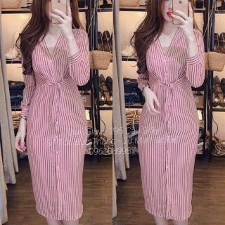 Váy sơ mi dáng dài