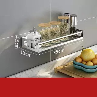 Kệ Đựng Gia Vị Bằng Inox Dán Tường, Dễ Dàng Lắp Ráp Không Cần Khoan Đục COCA T