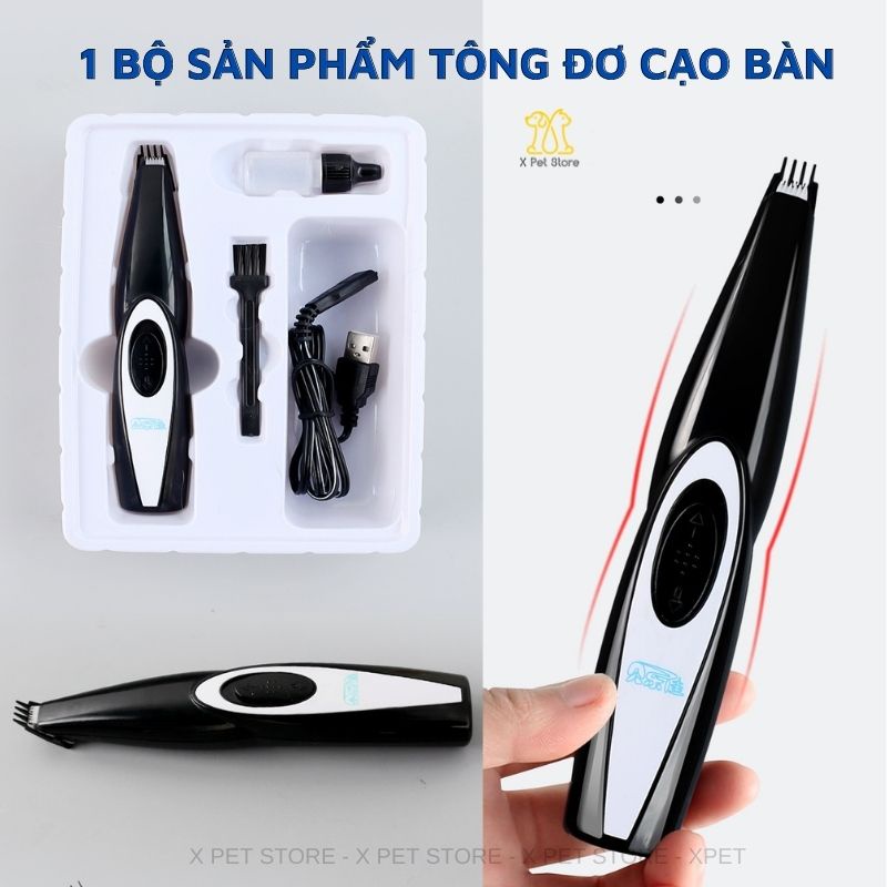 Tông Đơ Cạo Bàn Chân Chó Mèo, HK-275A, Hàng Nhập Khẩu Chất Lượng.