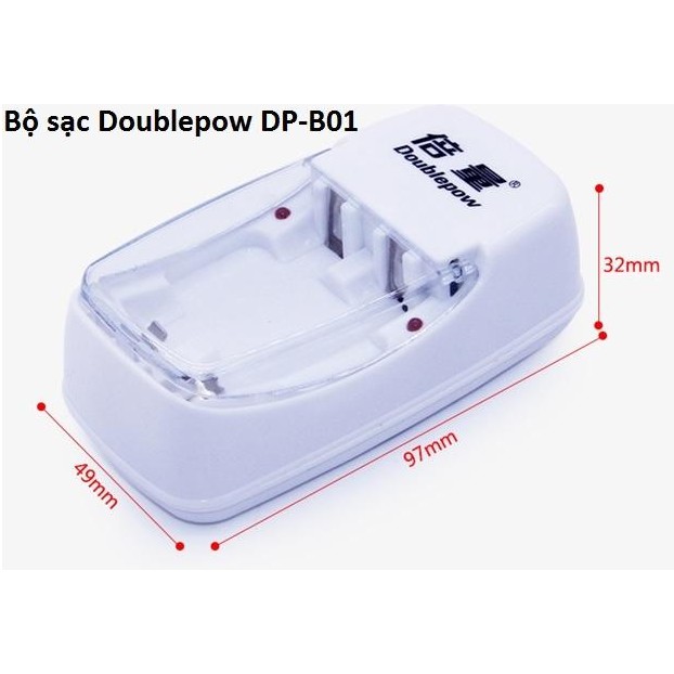 Bộ sạc 2/4 khe Doublepow DP-B01 / DP-B02 cho pin sạc 1.2V AA / AAA Ni-Mh / Ni-CD