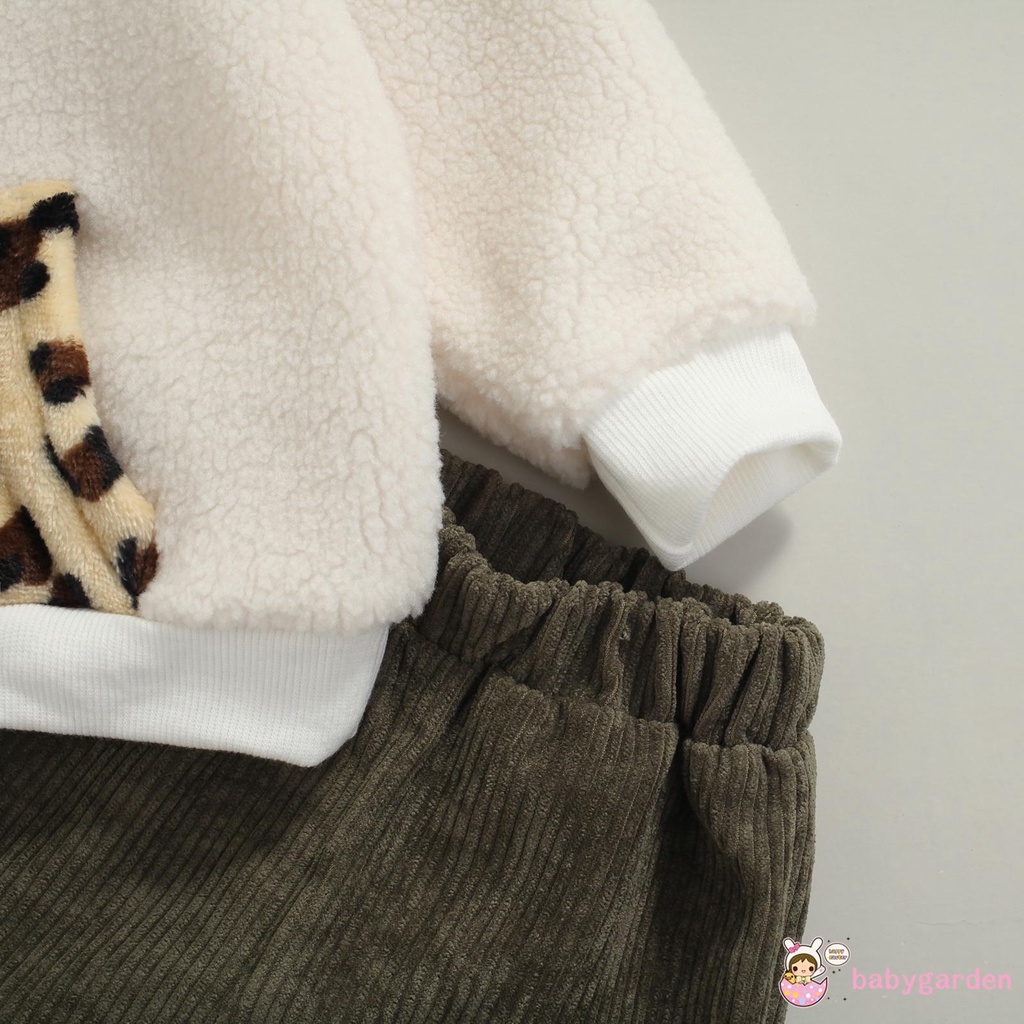 Bộ Áo Hoodie + Quần Dài Eo Co Giãn In Họa Tiết Da Báo 3d Dành Cho Bé Trai