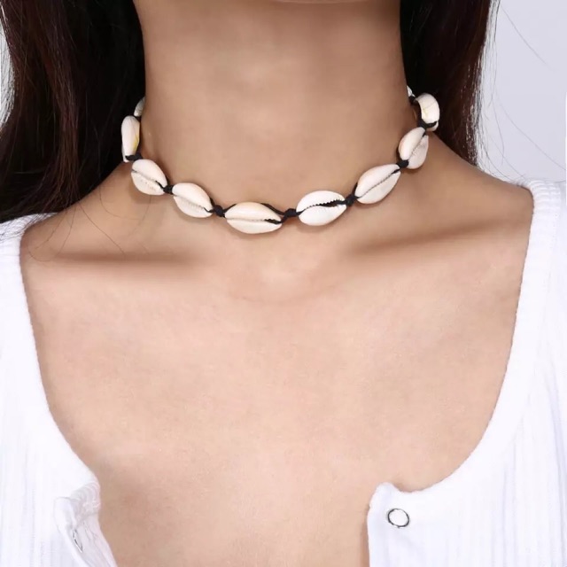 VÒNG CỔ VÒNG CHOCKER VỎ ỐC