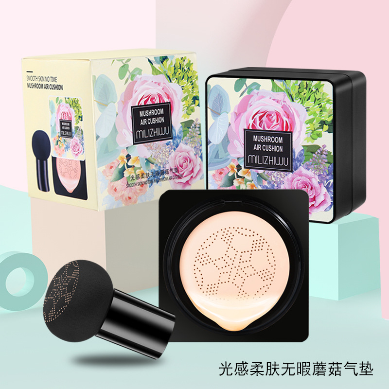 (Hàng Mới Về) Kem Nền Bb Air Cushion Che Khuyết Điểm Dưỡng Ẩm Lâu Trôi Không Thấm Nước Kèm Mút Đầu Nấm | BigBuy360 - bigbuy360.vn