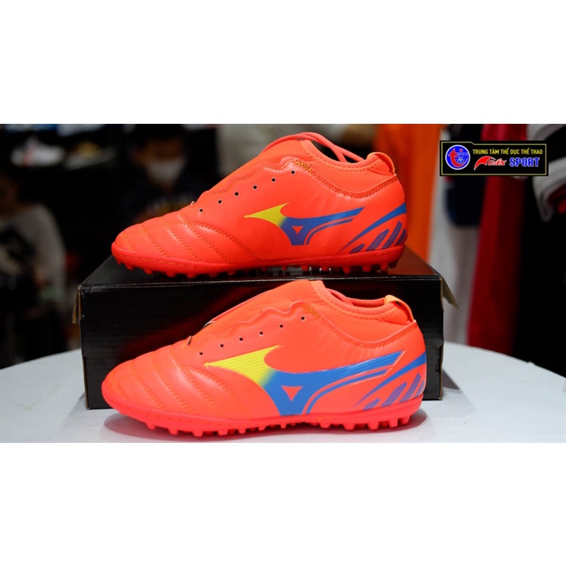 Giày đá bóng mizuno zuka có cổ - cam(size38-44)